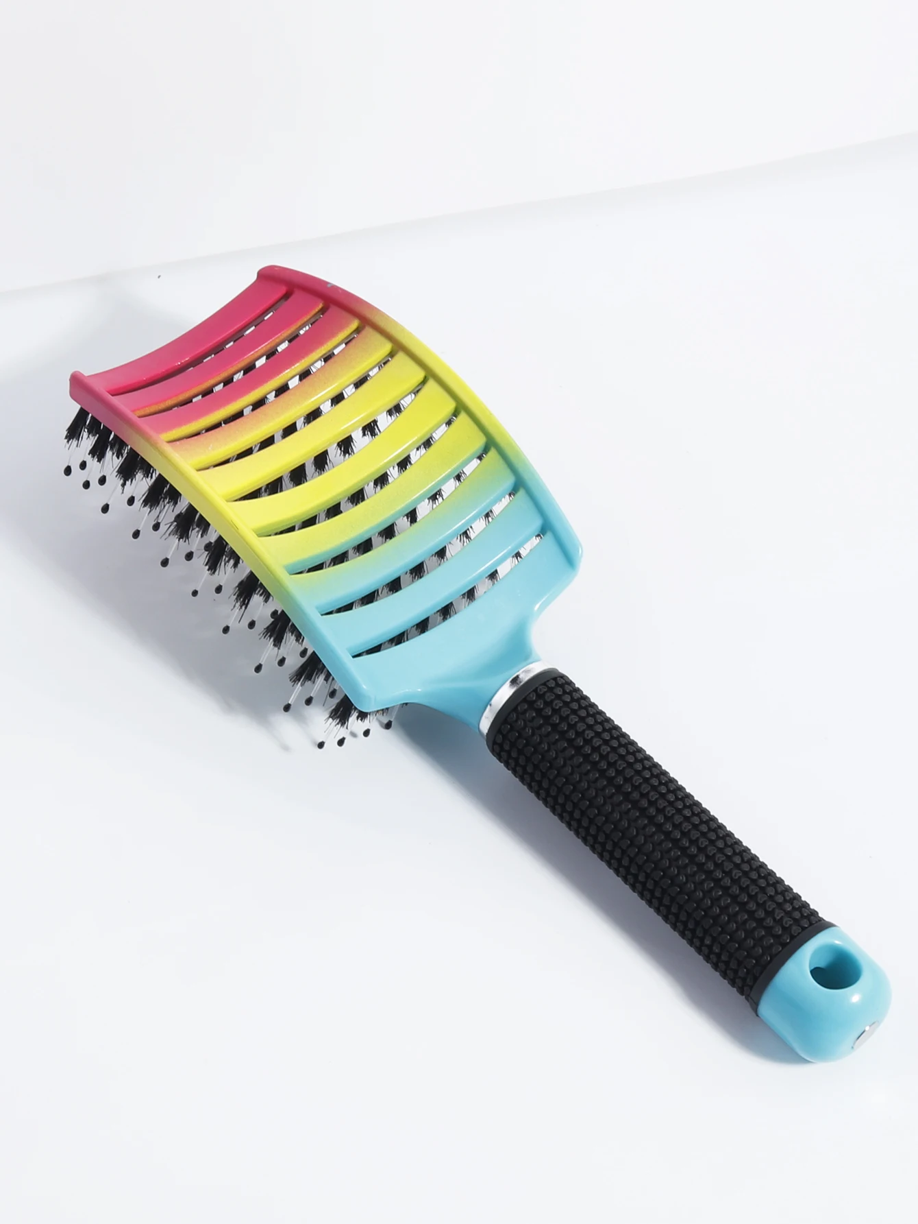 Ausgehöhlter Haarkamm, Kopfhautmassage, Haarbürste, Styling, Friseurzubehör für alle Haartypen, für Frauen und Männer – Detail 3