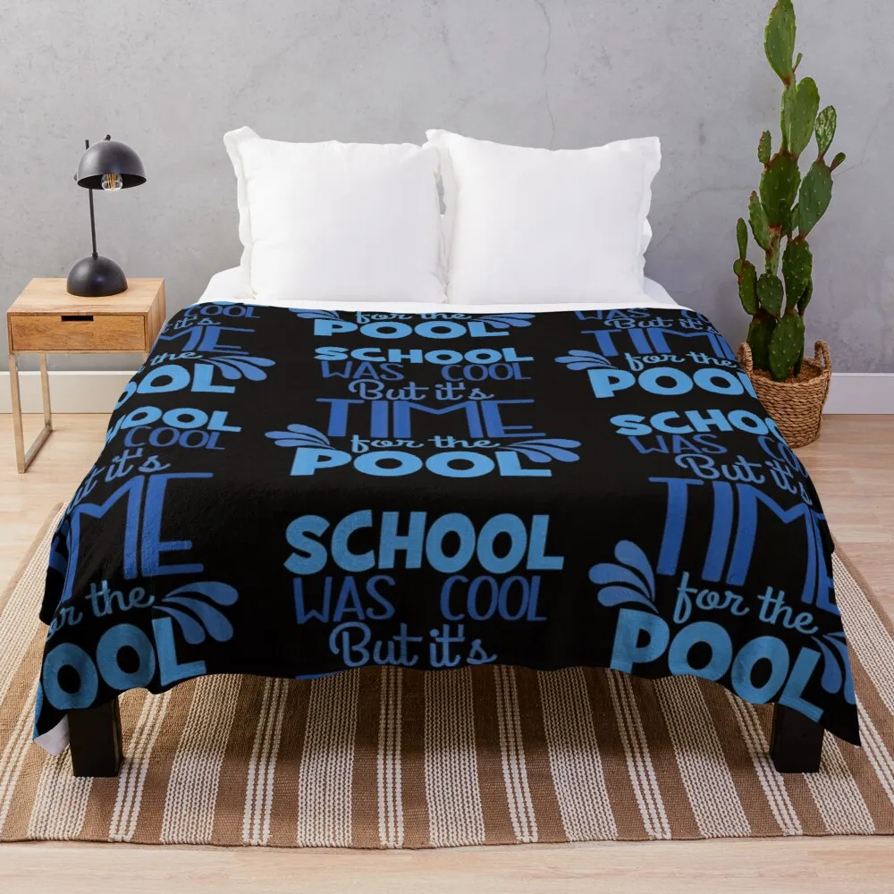 

Last Day Of School -School Teacher Student Summer Throw Blanket Comfort Recieving Blankets