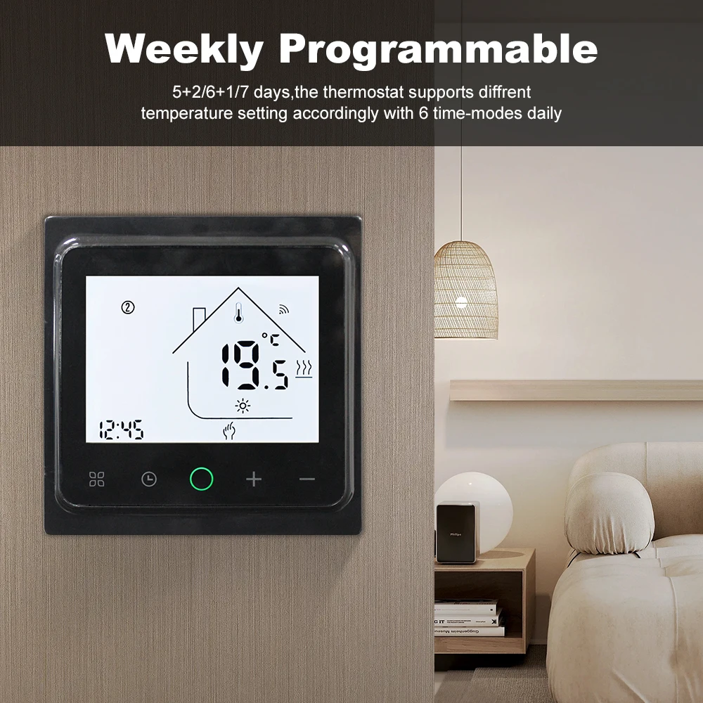 Smart WiFi Thermostat for Temperature Control and Remote Management