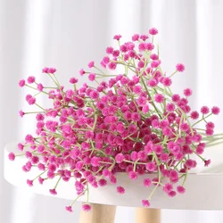 Enchanting Gypsophila Artificial Floral Bouquets for Weddings and Home Decor (Rose Red)