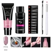 LIMEGIRL 15ml Nail Extension Gel Set Quick Extend Mold Nail Kit Gel Set For Manicure Tools Vernis Semi Permanent Set 3