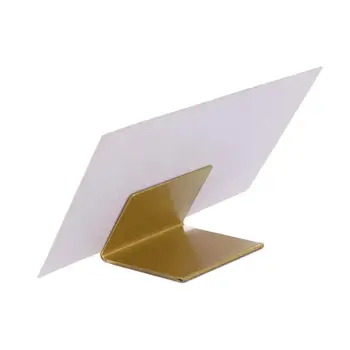 Party Supplies Metal Name Card Clip Stand Gold DIY Price Tags Durable Place Card Holder Bridal Shower 11