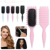 Women's Hair Comb Hollow Shaped Curly Hair Comb Scalp Massage And Anti-static Fluffy Hair Brush Hairstyle Tools Multi Functional 1
