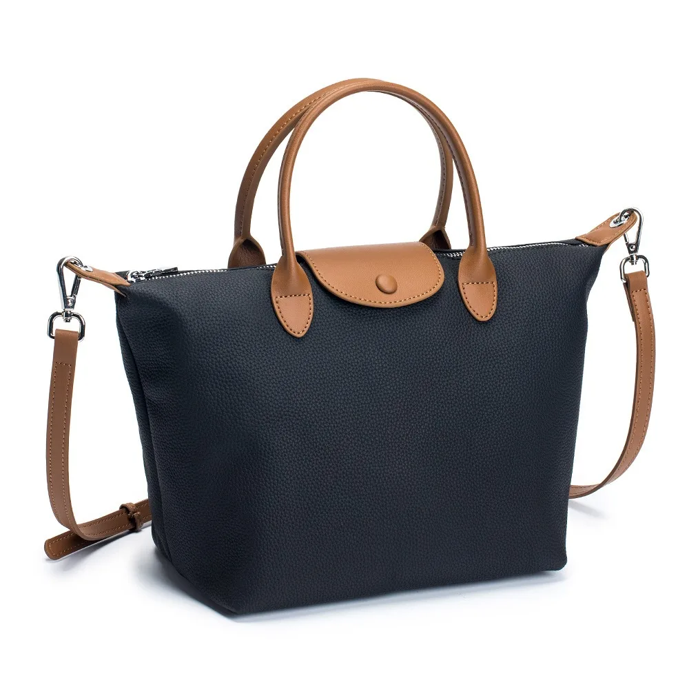 

Genuine Leather Women's Dumpling Shaped Handbag Commuting Briefcase Fashion Cowhide Versatile One Shoulder Crossbody Bag