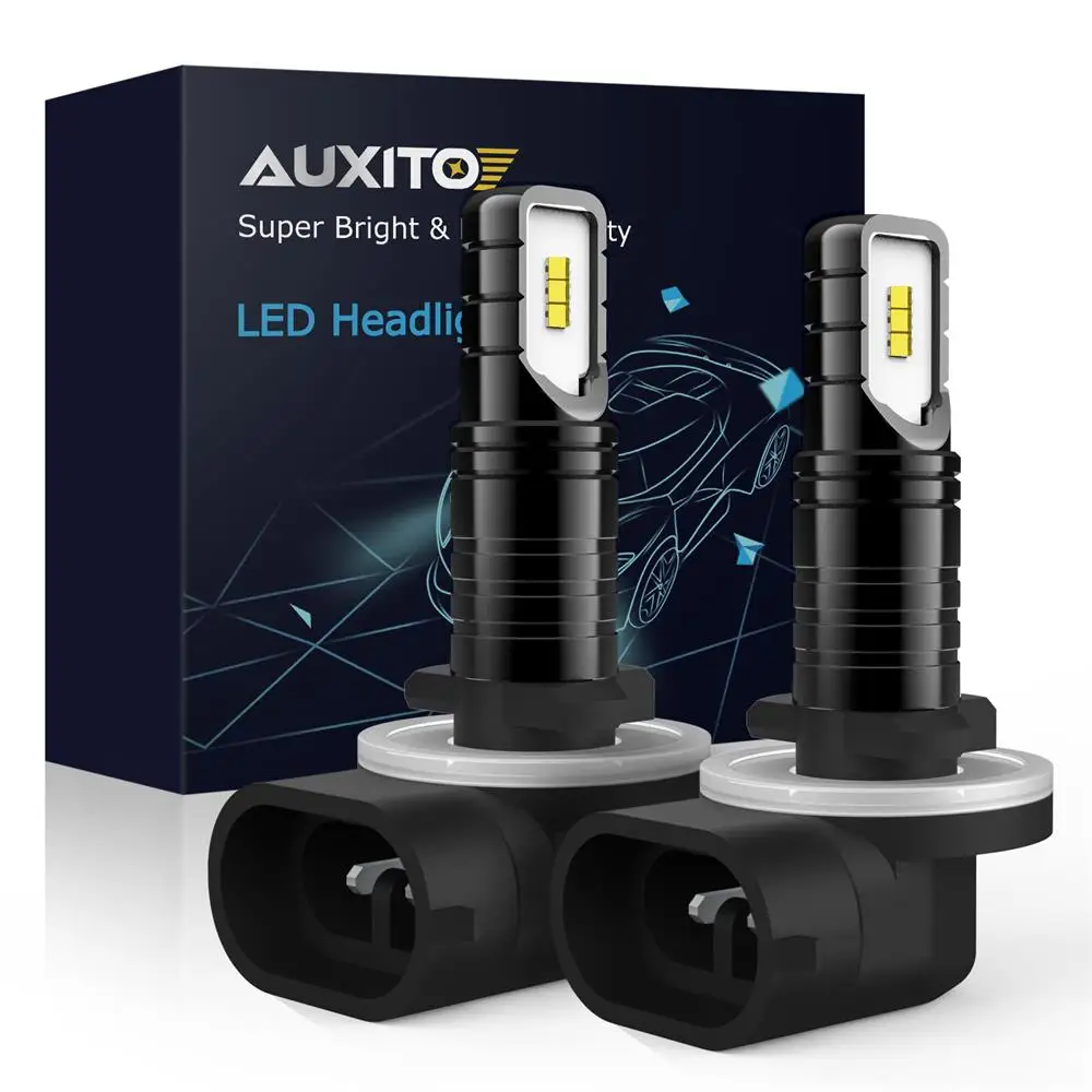 AUXITO 2개입 H27 881 H27W/2 LED 자동차 헤드라이트 안개등 캔버..