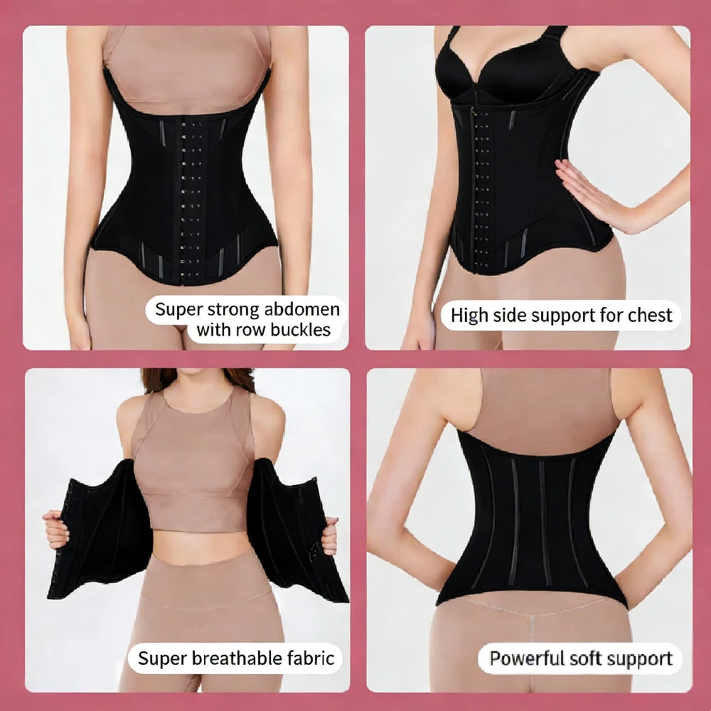 1PCS 여성용 쉐이프웨어 허리 트레이너 코르셋 - 복부 컨트롤 허리 신처 - 운동용 거들, 옷 아래에 착용 가능, 일상 또는 헬스장용