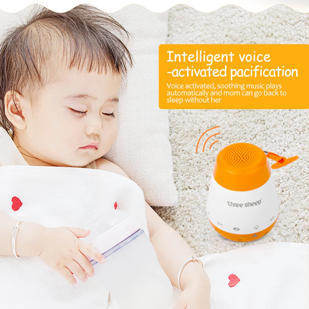 Baby White Noise Machine Smart Music Voice Sensor Infants Bad Sleep Helper Therapy Sound Monitor Generator for Babies Relax Toy S2c985b49ca884c3bb8628a07f8696cf3T