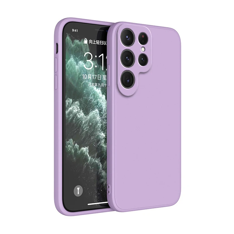 Classic Shockproof Liquid Silicone Phone Case - Enhanced Protection and Style
