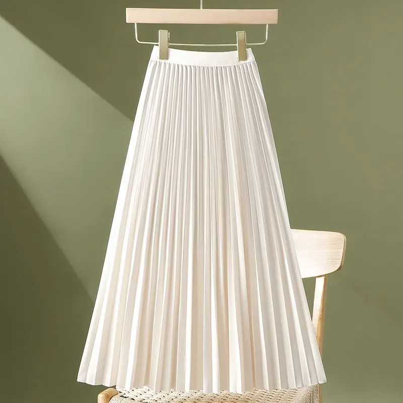 

Женская шифоновая юбка-трапеция с завышенной талией