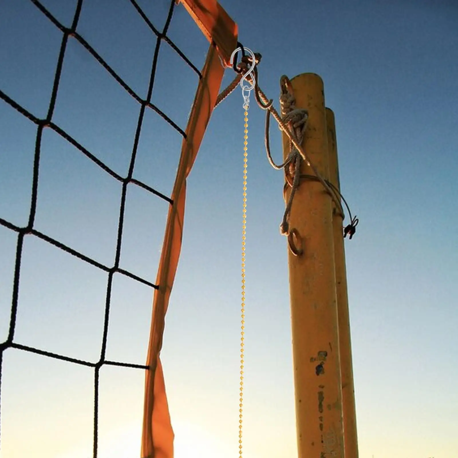Volleyball Net Measurement Chain Measuring Supply Outdoor Height Tool Referee Equipment