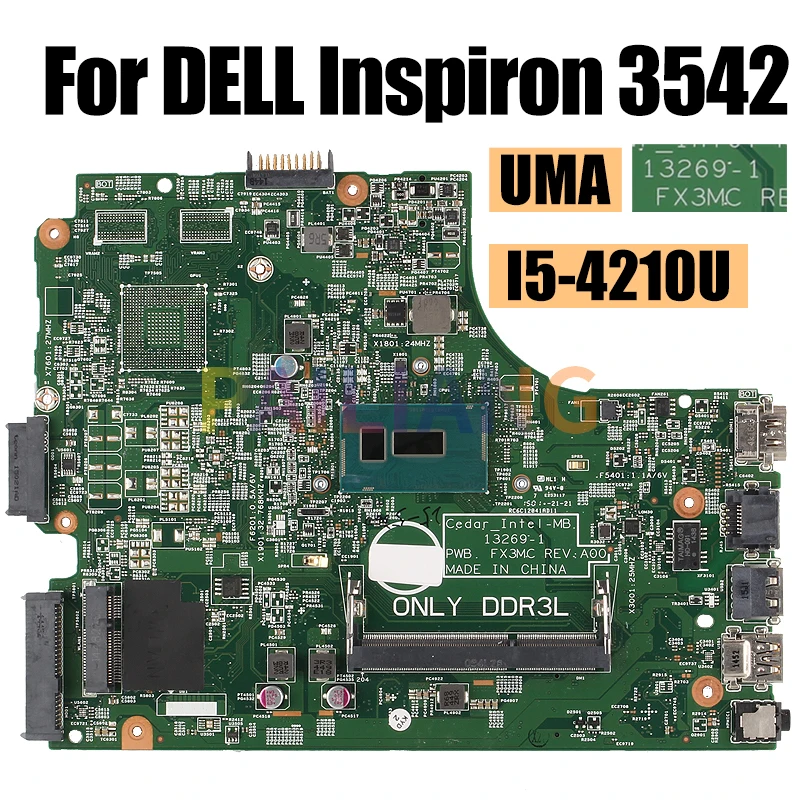 Dell Inspiron 3542 Intel I3 Motherboard 0XDMH Fx3mc at best price in