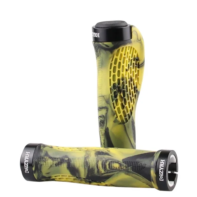 Anti-Skid Ergonomic Mountain Bike Grips Bicycle Flu For Bicycle Handlebar Grips Mtb Bicycle Cuffs Bike Accessories 6 Colors 2