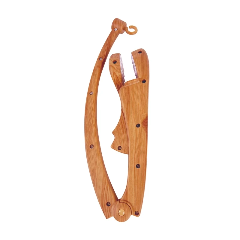 

C9GB Wood Grain Plastic Baby Crib Mobile Hanging Bed Bell Toy Holder Infant Toys Arm Bracket Baby Toys Music Box Bracket