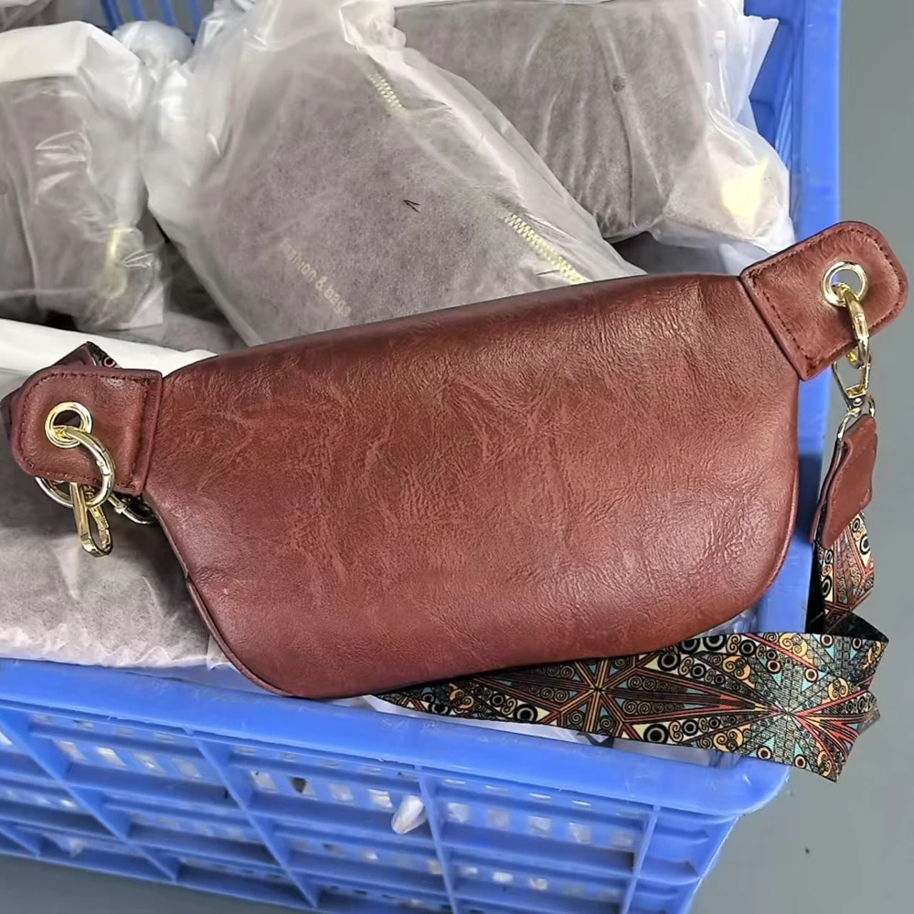 Modische neue Damentasche, einfache und stilvolle lässige Brusttasche für Damen, Hüfttasche, Umhängetasche mit einer Schulter – Detail 16