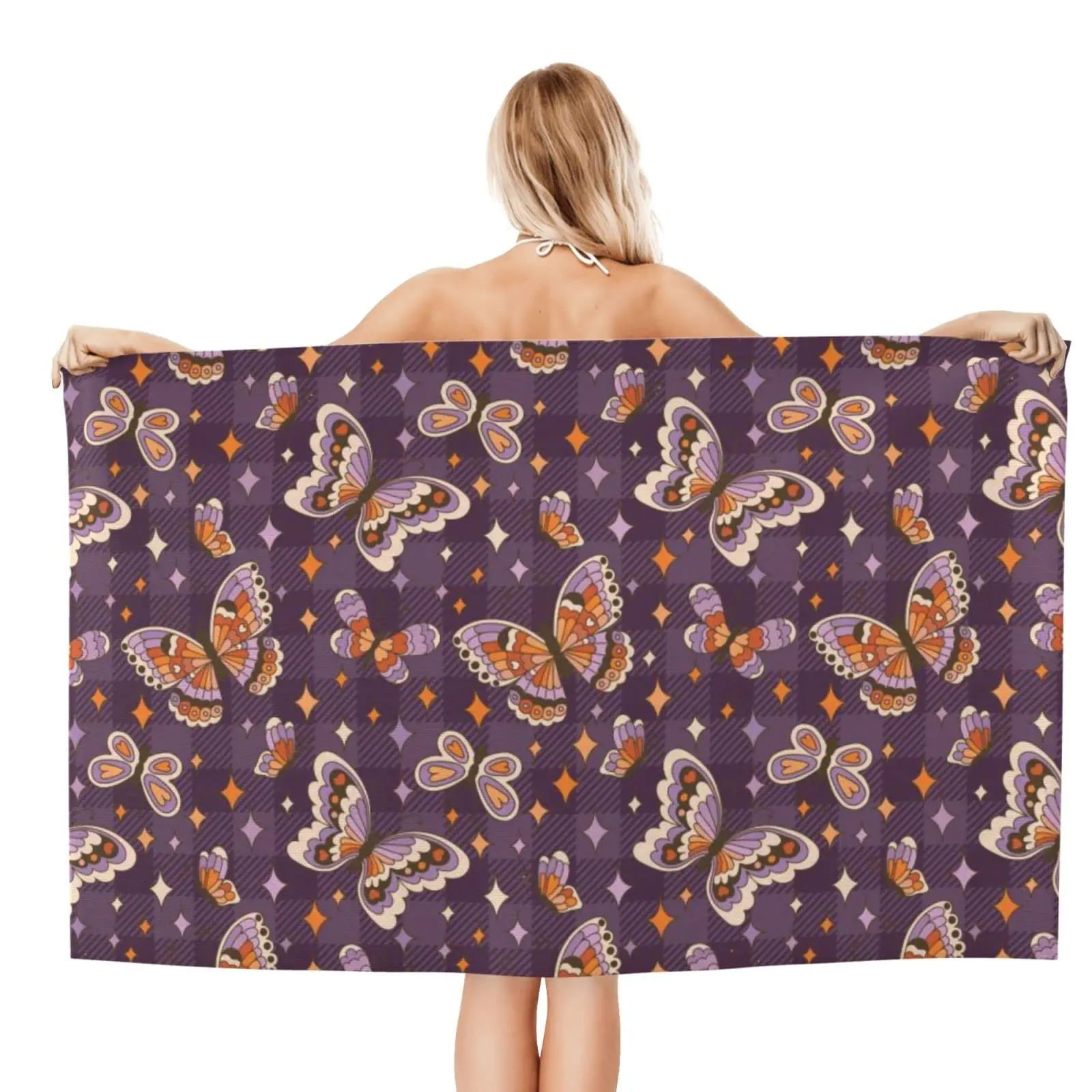 

Microfiber Beach Towels for Adults Sand Free Travel Towel Large Fast Drying Lightweight Oversized Bath Towels