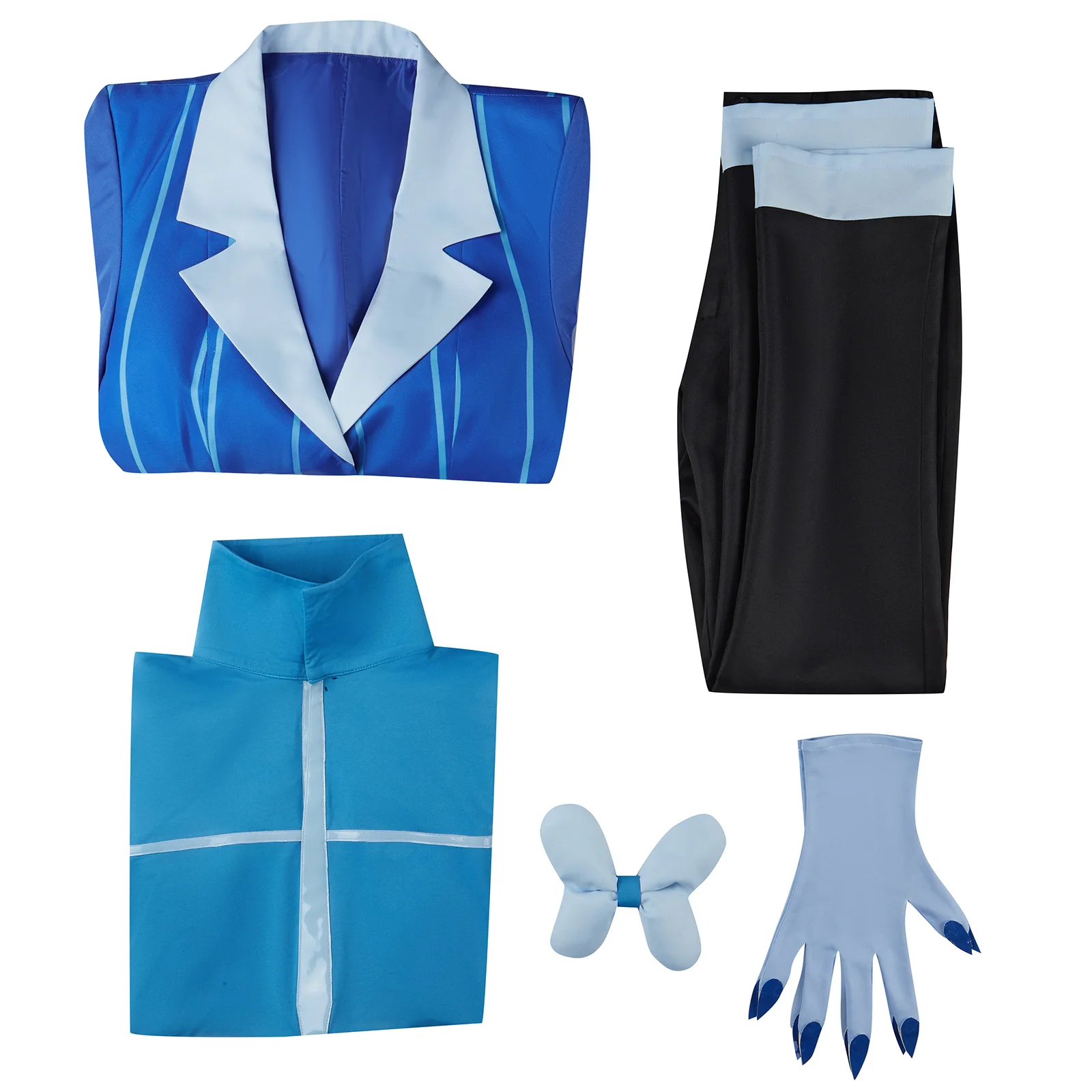 thumbnail image 1 of Disfraz de Cosplay de Anime Alastor, chaqueta azul, uniforme de diablo, conjunto completo para hombres, fiesta de cumpleaños, carnaval, Halloween, vestido de carnaval, 1 of 4