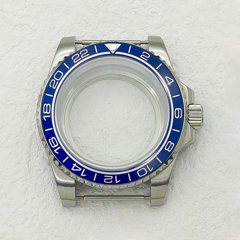 40MM SUB Herrenuhren Metallgehäuse Passend für 20mm Armbanduhr NH35 NH36 7S26 4R Automatikwerk Herren Tauchmesser Nachrüstteile – Detail 5