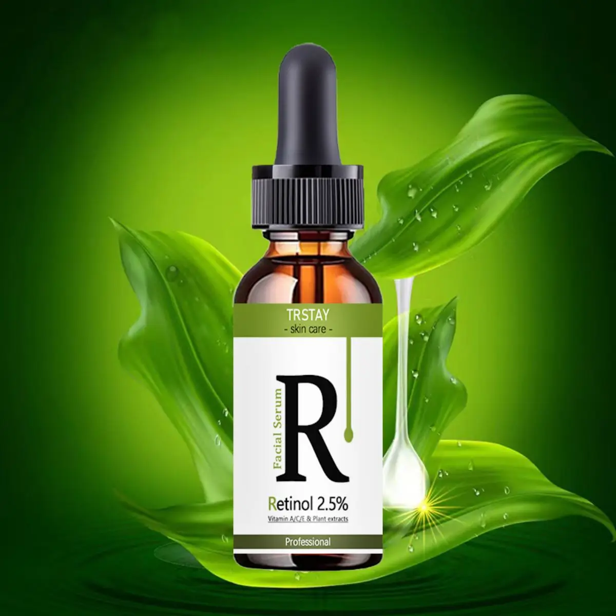 Retinol Serum Anti Wrinkle Fade Dark Spots Vitamin C Facial Serum Whiten Face Skincare Essence Skin Care Products 2