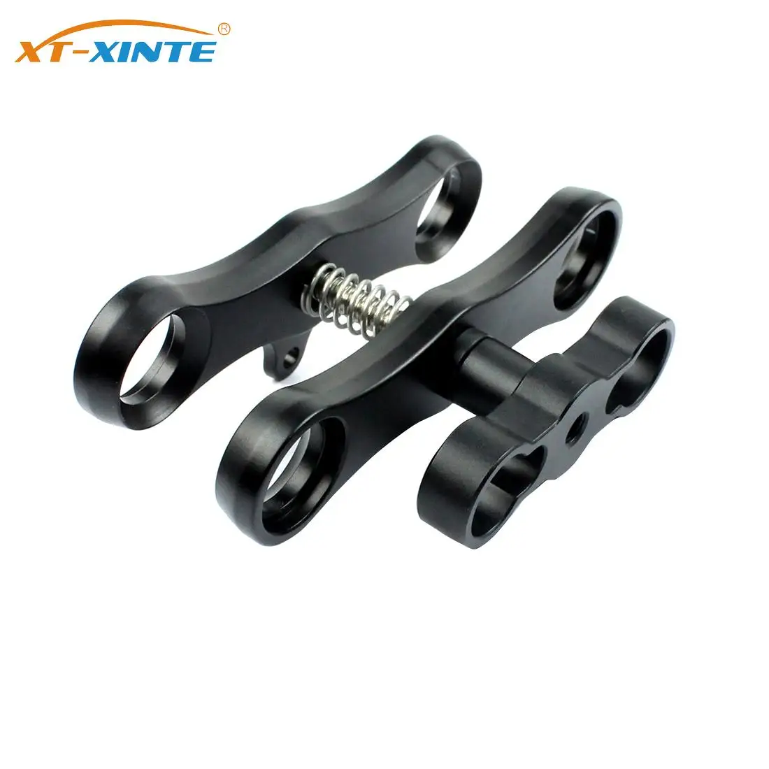 Diving Underwater Photography 2Pcs 6" Double 4" Single Ball Joint Arm Clamp 