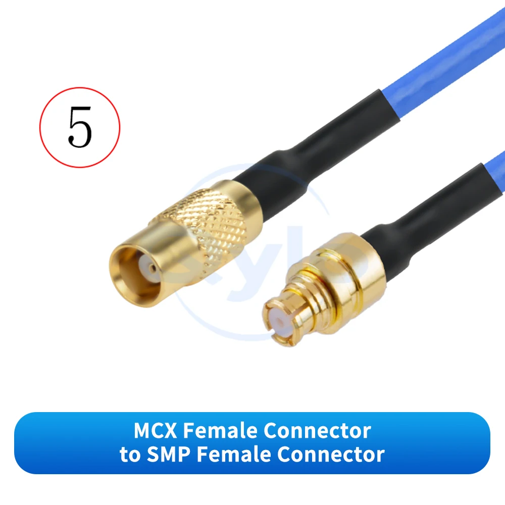 MCX auf SMP Stecker/Buchse Verlängerungskabel Adapter GOP Kabel 086/RG405 Halbflexibles HF-Kabel MCX auf SMP Kabel (1 Stück) – Detail 7