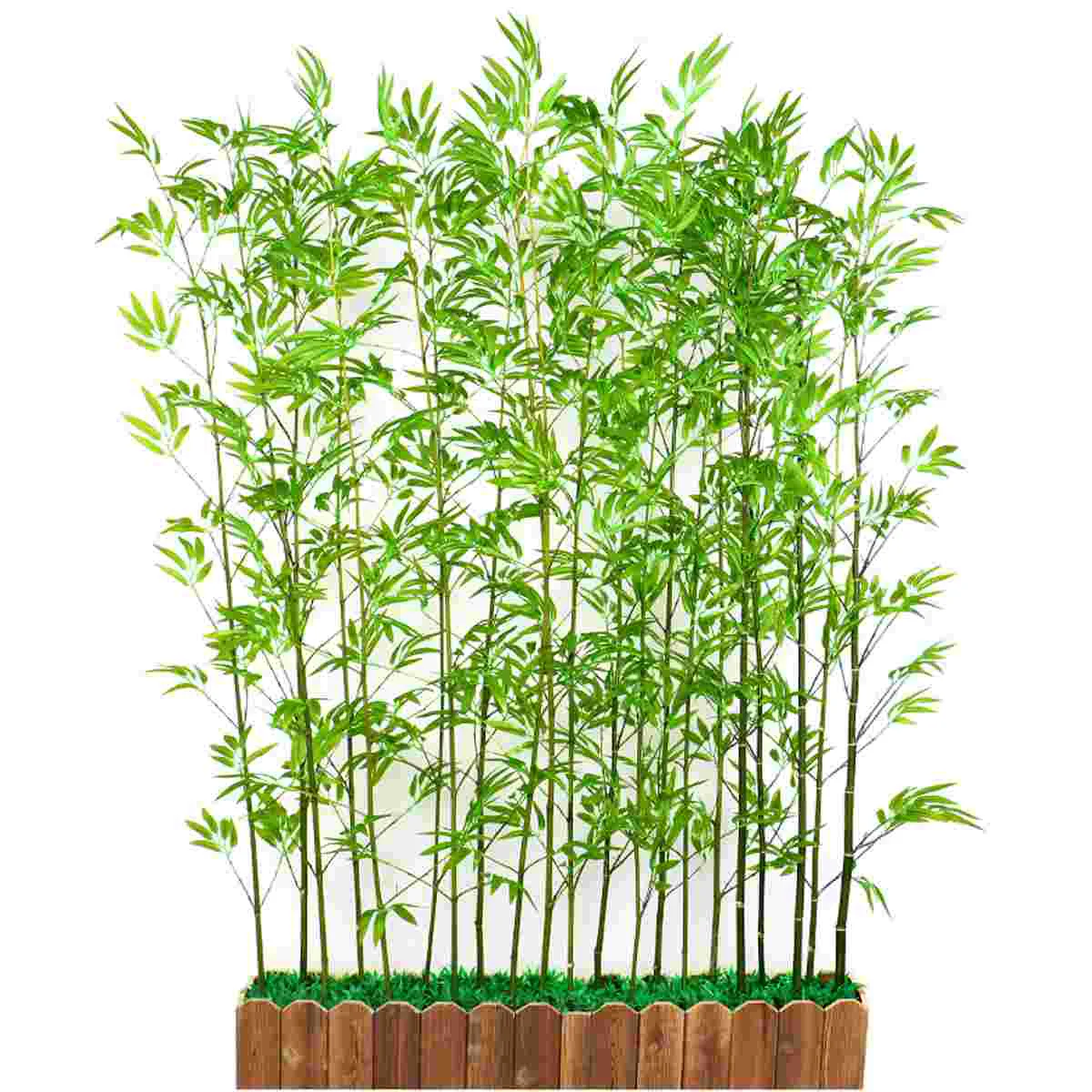 

Artificial Green Bamboo Leaves Fake Branches Green Plants Greenery Leaves for Wedding Home Hotel Office Party Decoration