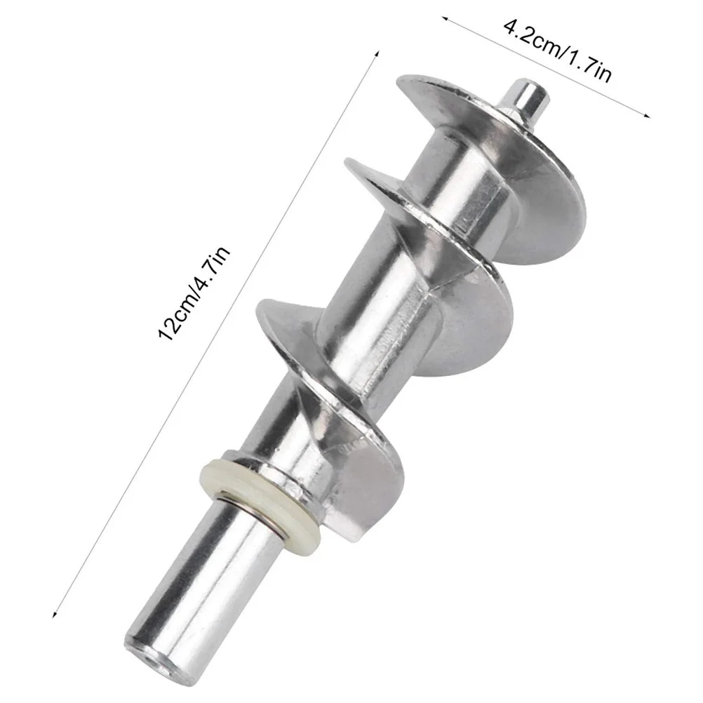 Electric Meat Grinder Parts Stainless Steel Meat Mincer Screw Kitchen Grinder Accessories Poultry Tools Dining Bar