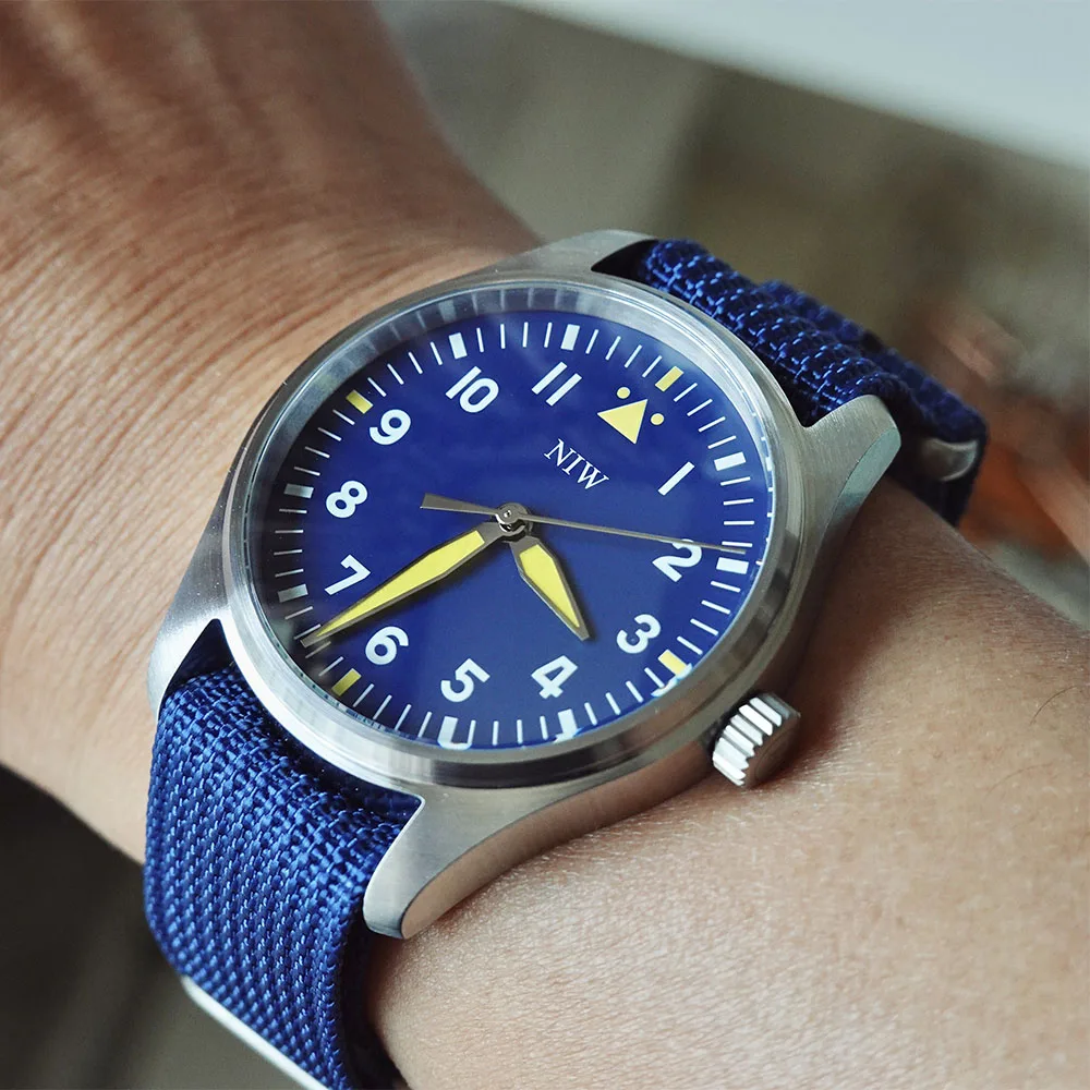 

40MM Pilot Watch Japan VH31 MOVT Sapphire Crystal C3 Super luminous Waterproof 2023 Top Brand Beat Quartz Men's Homage Watch
