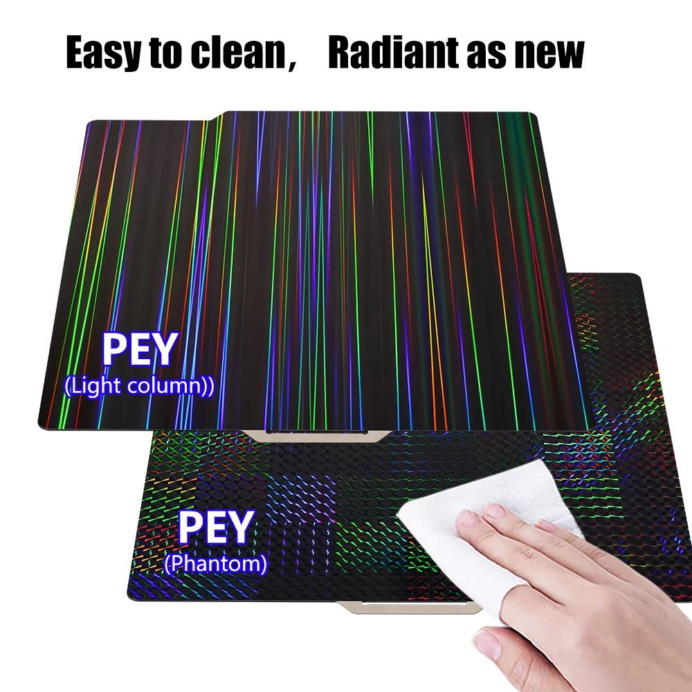 Bambu Lab P1S 빌드 플레이트 A1 X1C Pei 텍스처 257x257 H1H PEY Peo 시트, Bambulabs X1 카본 Bambulab P1P 용 용수철 스틸
