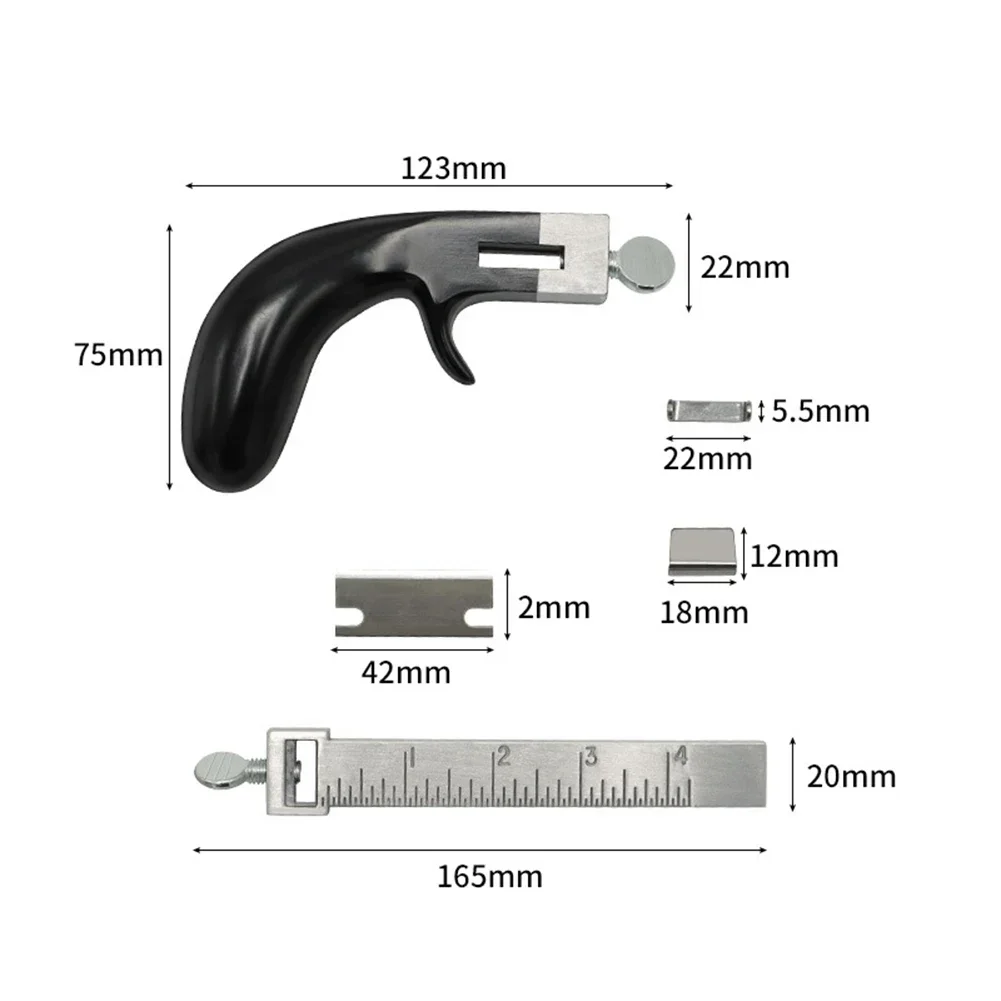 Professional Leather work set Cutting Device Leather DIY Workshop Hand Tools Craft Strip Cutting Tool Accessories