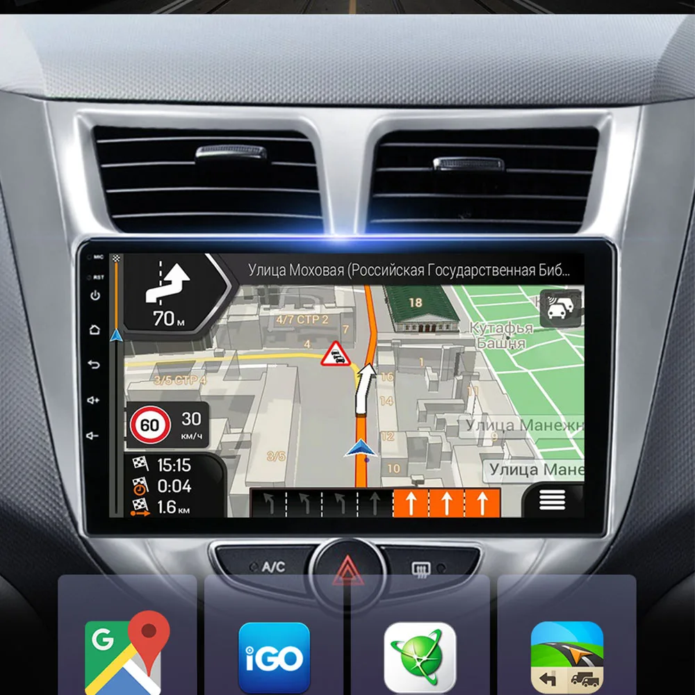 2din Android 10 Car Radio Multimidia Video Player DSP For Hyundai Solaris 1 2010- Navigation GPS Car Stereo System carplay