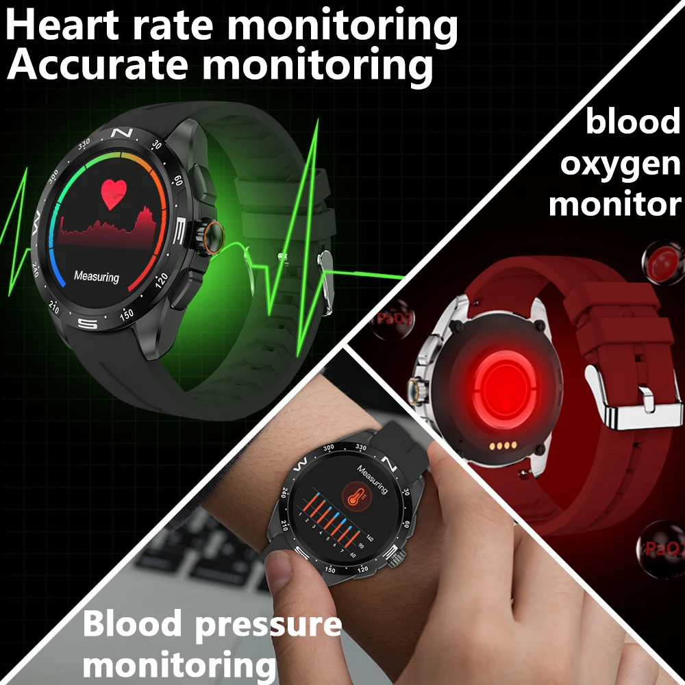 SERVO H6 MAX Smart Watch For Men Full Touch Screen Sport Fitness