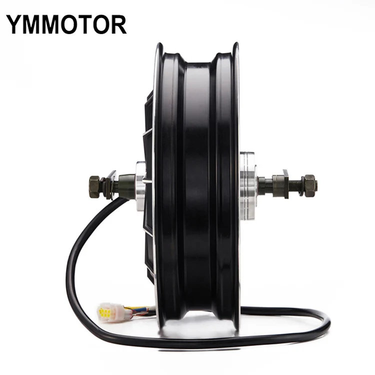 14 Inch 1500W-3000W High Torque Bldc 72V Dc Brushless Electric Motorcycle Motor