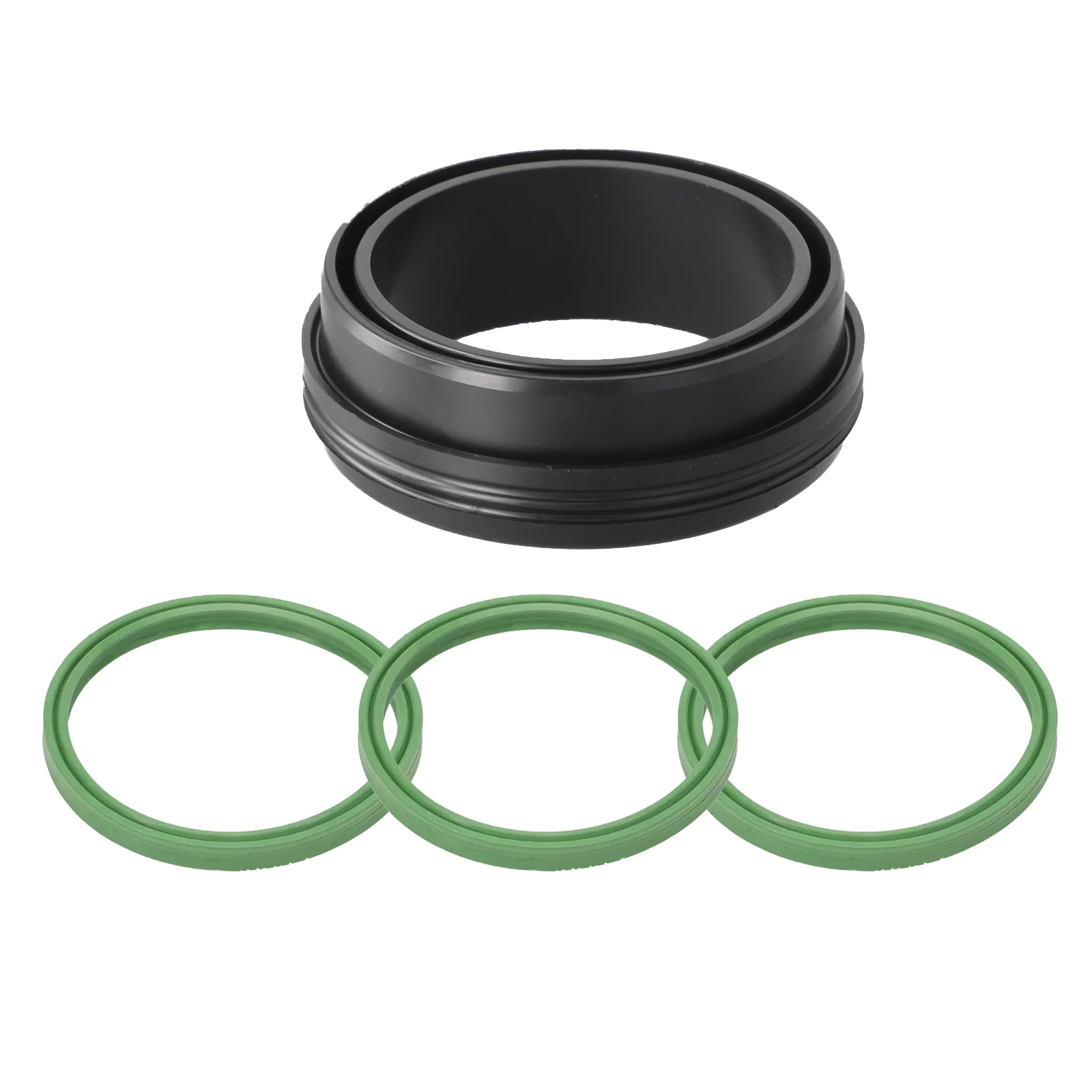 3-Pack Green Rubber Intake Manifold Hose Gasket Set For BMW X3 X5 X6 - OEM 11617790547