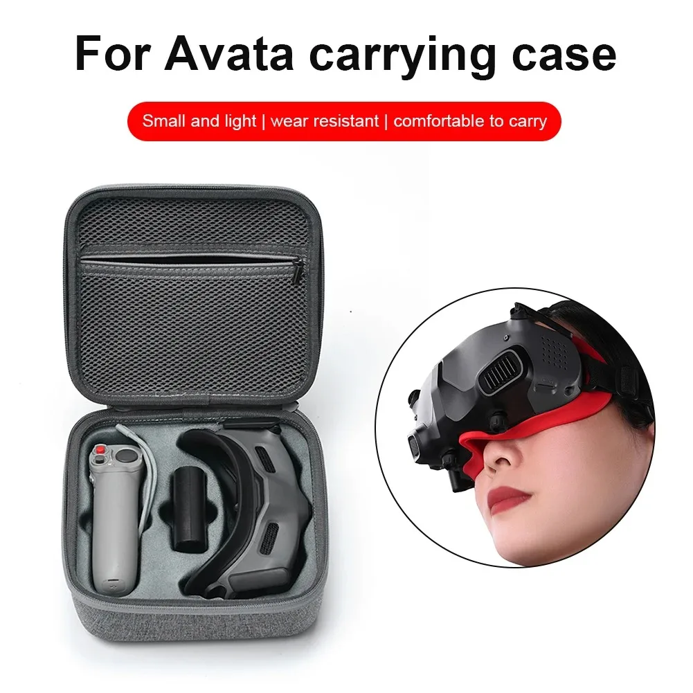 Carrying Case Handheld Protective Case Travel Portable Flight Goggles Bag Shockproof Drone Accessories for DJI Avata Goggles 2 drone accessories drone storage bag drone storage case