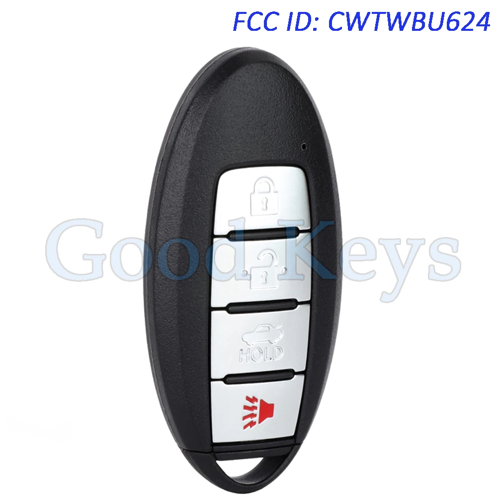 KEYECU CWTWBU624 Remote Key Fob for Infiniti QX56 2008-2009 for Nissan Armada 2008-2015 315MHz car remote key