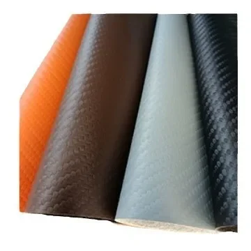 Ultra Soft Double Needle Pulling Bottom Carbon Fiber PVC Leather Steering Wheel Cover Interior Decoration Black Cloth