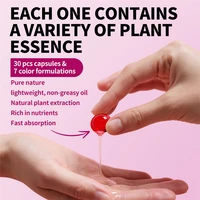 Mélange de capsules de vitamines pour cheveux, huile de kératine, restauration rapide, doux, lisse, brillant, soins capillaires, nourrit, réparation des cheveux endommagés, traitement de séparation 3