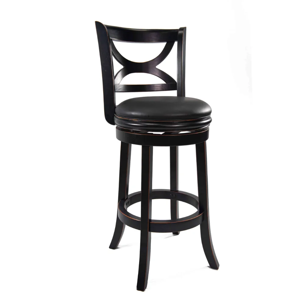 

Florence Bar Height High Back Swivel Wood Bar Chairs