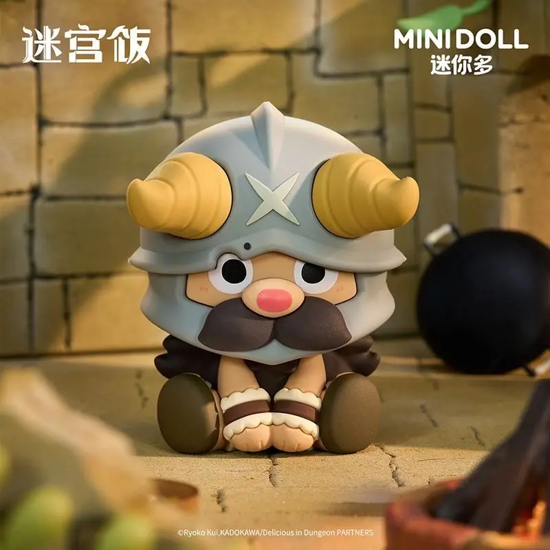 새로운 오리지널 미니 인형 델리셔스 인 던전 미니 시팅 시리즈 블라인드 박스 귀여운 미니 피규어 미스터리 박스 장식 선물