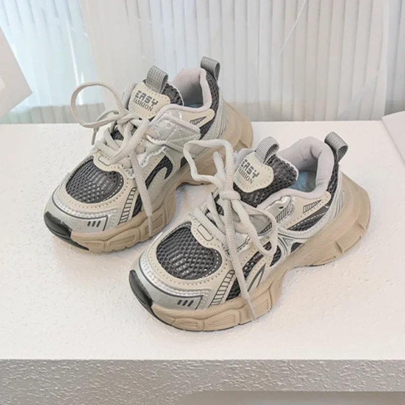 Breathable Unisex Kids Basketball Sneakers for School and Running