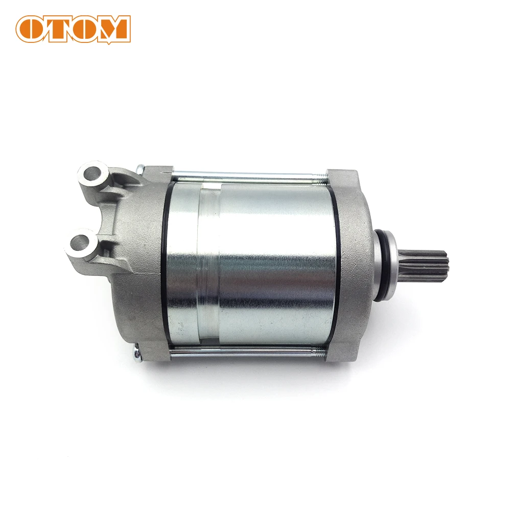 Otom Motorcycle Electric Starter Motor Nc450 Parts 9 Denti Muslimun Ambicle Coulid Per Zonshen Zq194Mm 450Cc Engine Kayo Motoland Bse