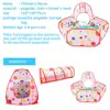 Children's Tent Foldable Baby 3In1 Playground Playpen for Children Indoor Balls for Dry Pool with Polyester Tunnel Games for Kid 3