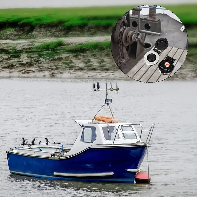 Pair Of Windlass Foot Switches With Cover – Universal Up/Down Control For 12V/24V Boat Anchor Winches, Rust-Proof Deck Mount