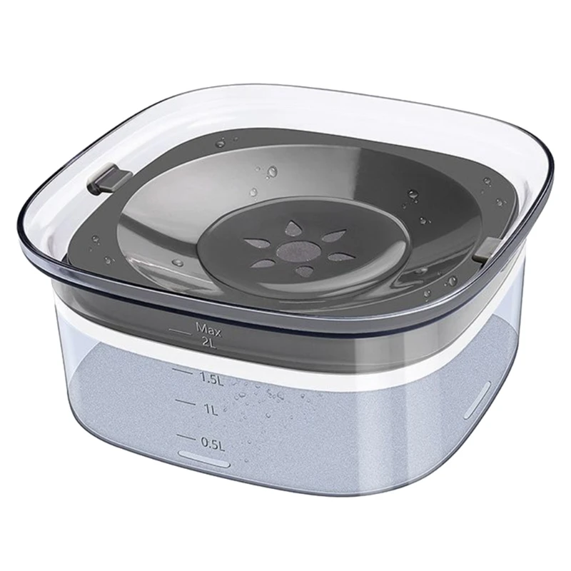 

Water Bowl for Dog Drinking without Splashing Overflowing Drinking Bowls for Indoor Dog Single Bowl DropShipping