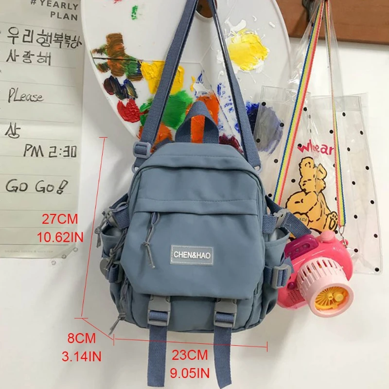 Women Nylon Backpack Purse Convertible Ladies Fashion Casual Daypack Travel Small School Shoulder Bags
