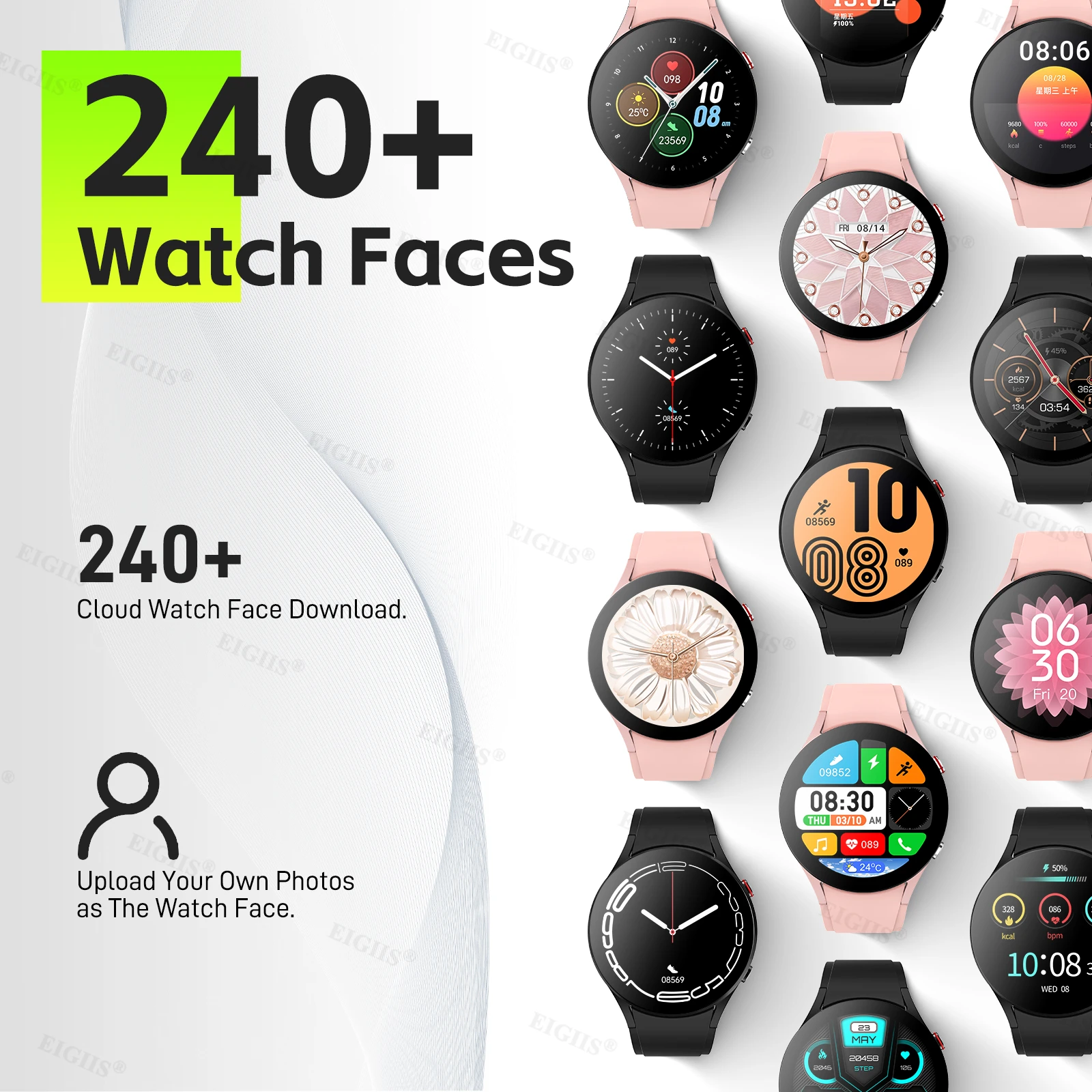 AMOLED Ʈ ġ  GPS Ʈ, 1.43 ġ AMOLED 466*466 HD ȭ, ׻  ȭ Ʈ ġ, 2024 ǰ