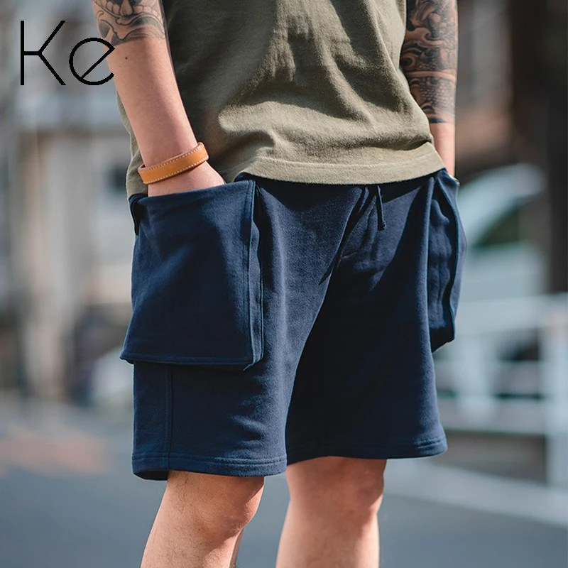 

KE746 Summer shorts men's trend loose casual straight five-point pants large pocket pants sports American military pants