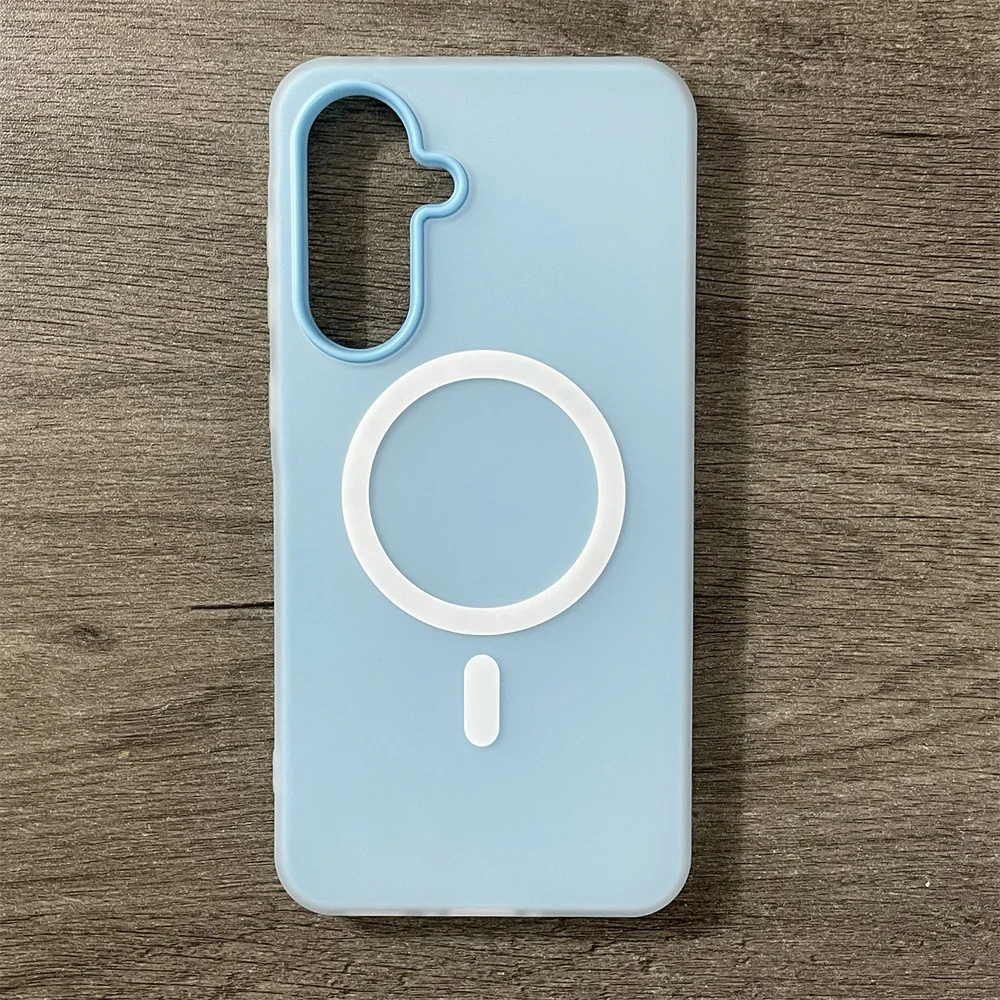 Vibrant Candy Color Magnetic Matte Phone Case - 2-in-1 Design