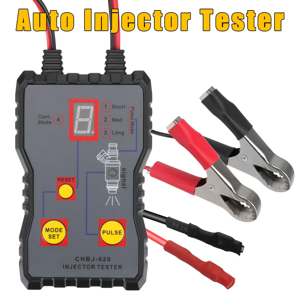 

Injector Flush Cleaner Car Fuel Injector Tester Fuel System Scan Tool Automotive Cleaning Tool Kit 4 Pluse Mode