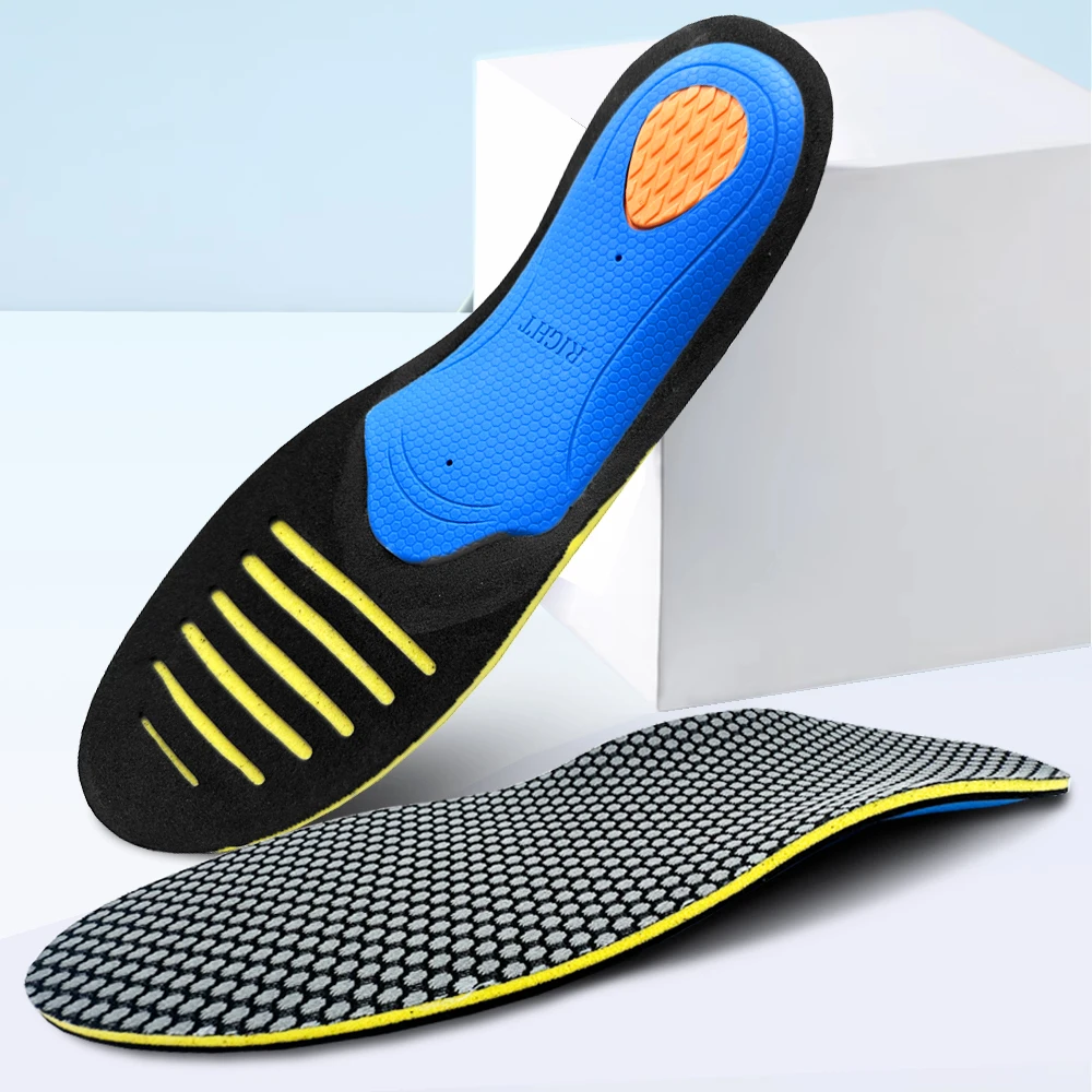 Sportschuhe Einlegesohlen für Füße Fußgewölbeunterstützung Fuß Einlegesohle von Plattfüßen orthopädische Einlegesohle Schuhsohle für Männer Frauen Plantarfasziitis – Detail 4